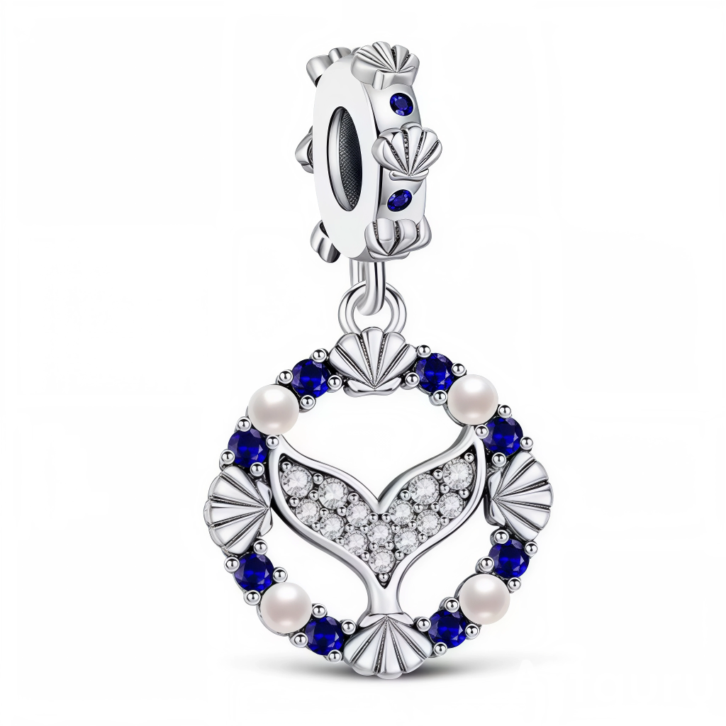 Ce charm pendentif en argent 925 (S925) capture queue de baleine puissante aux nageoires écartées émergée d’ondes stylisées. Il symbolise force majestueuse, mystère abyssal et sagesse marine.

Caractéristiques

Matière : Argent 925 (S925) poli avec émail bleu pour l’eau, texture peau baleine ciselée.
Design : Nageoires larges triangulaires, base queue courbe, bulles ou vagues sous inspirées d’un géant des mers en mouvement.
Compatibilité : Compatible avec les bracelets à charms standards (type Pandora, etc.