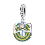 Exprimez votre côté exubérant et cosmique avec ce charm pendentif en argent 925 représentant Rick Sanchez dans une posture de pur délire interdimensionnel ! Les bras levés, un large sourire sur le visage, entouré d’un vortex vert et jaune stylisé, Rick vous entraîne dans un tourbillon d’émotions absurdes et de génie incontrôlable. Une pièce aussi brillante que son protagoniste.