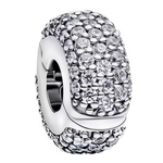Apportez une touche scintillante et élégante à votre collection avec ce clips en Argent 925, entièrement orné de strass étincelants. Un accessoire brillant parfait pour sublimer vos bracelets avec éclat et sophistication.

Caractéristiques
– Matière : Argent 925 (S925).
– Design : Clips argenté recouvert de strass scintillants.
– Coloris : Argenté brillant avec éclat scintillant.
– Style : Élégant, lumineux et raffiné.