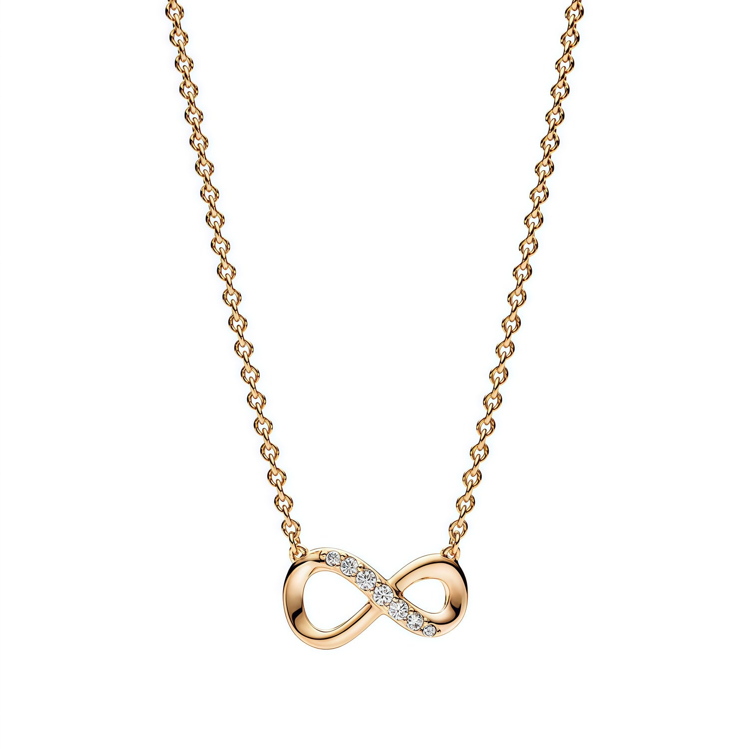 Ajoute une touche d’élégance intemporelle à ton style avec ce collier doré orné du symbole infini. Son design fin et lumineux symbolise l’amour éternel, les liens forts et la continuité, tout en apportant une note chic et moderne à toutes les tenues. Un bijou délicat, facile à porter au quotidien, qui allie douceur, sens et raffinement.

Caractéristiques :

- Matière : Argent 925 doré.
- Design : Symbole infini doré, finition brillante.
- Dimensions : Taille délicate et confortable à porter.
- Style : Bijou