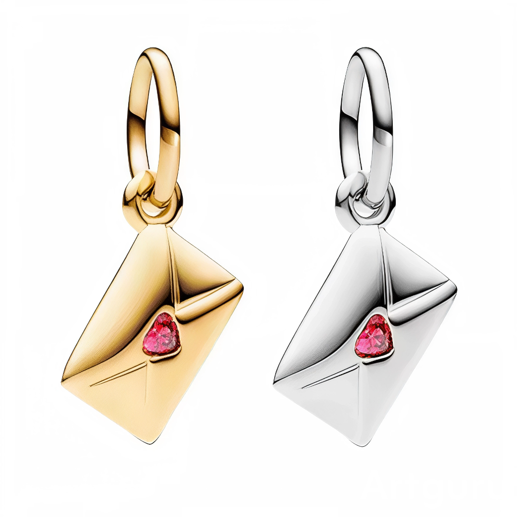 Charm Lettre d’Amour (Doré ou Argenté)
