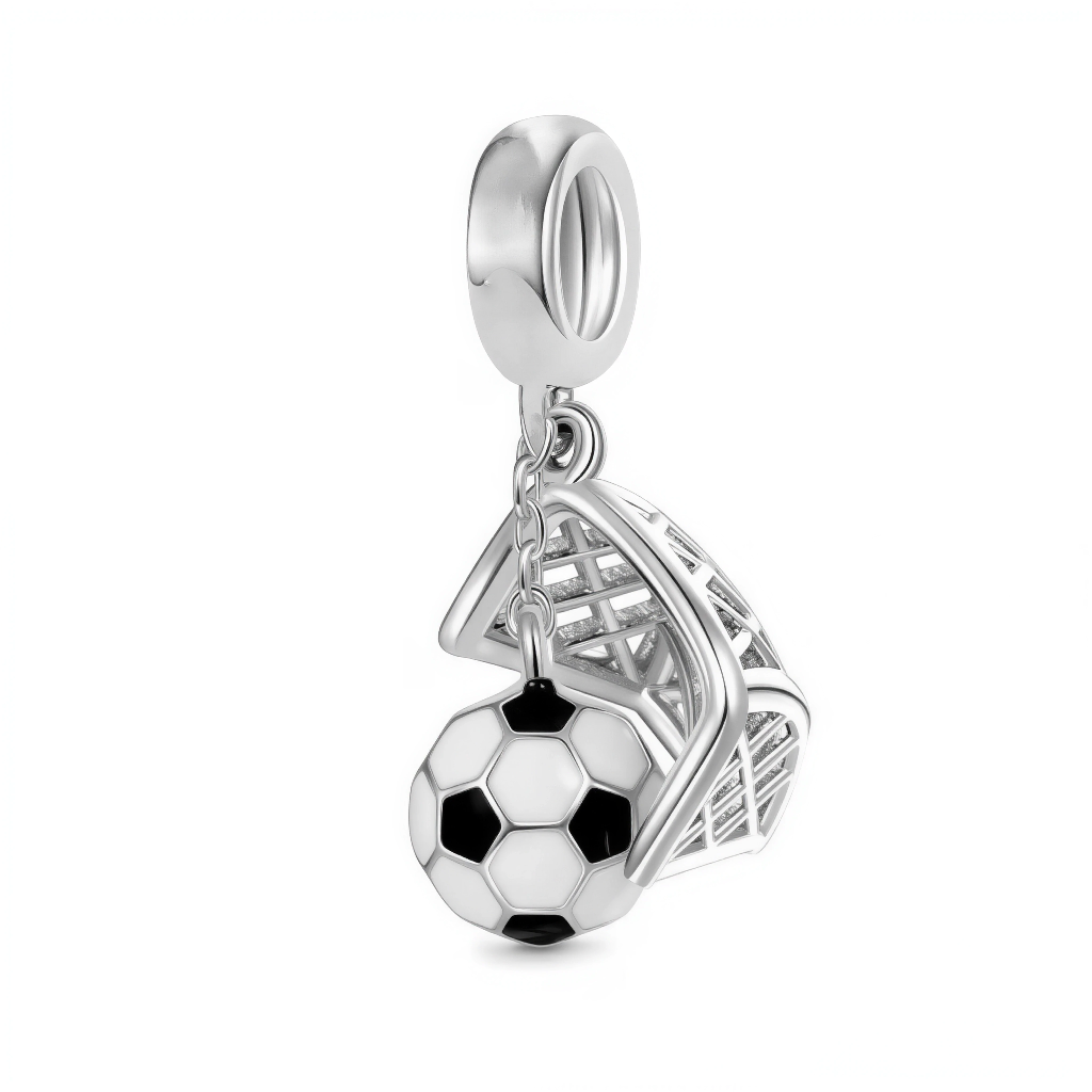 Charm Pendentif – But Football Cage Ballon Victoire