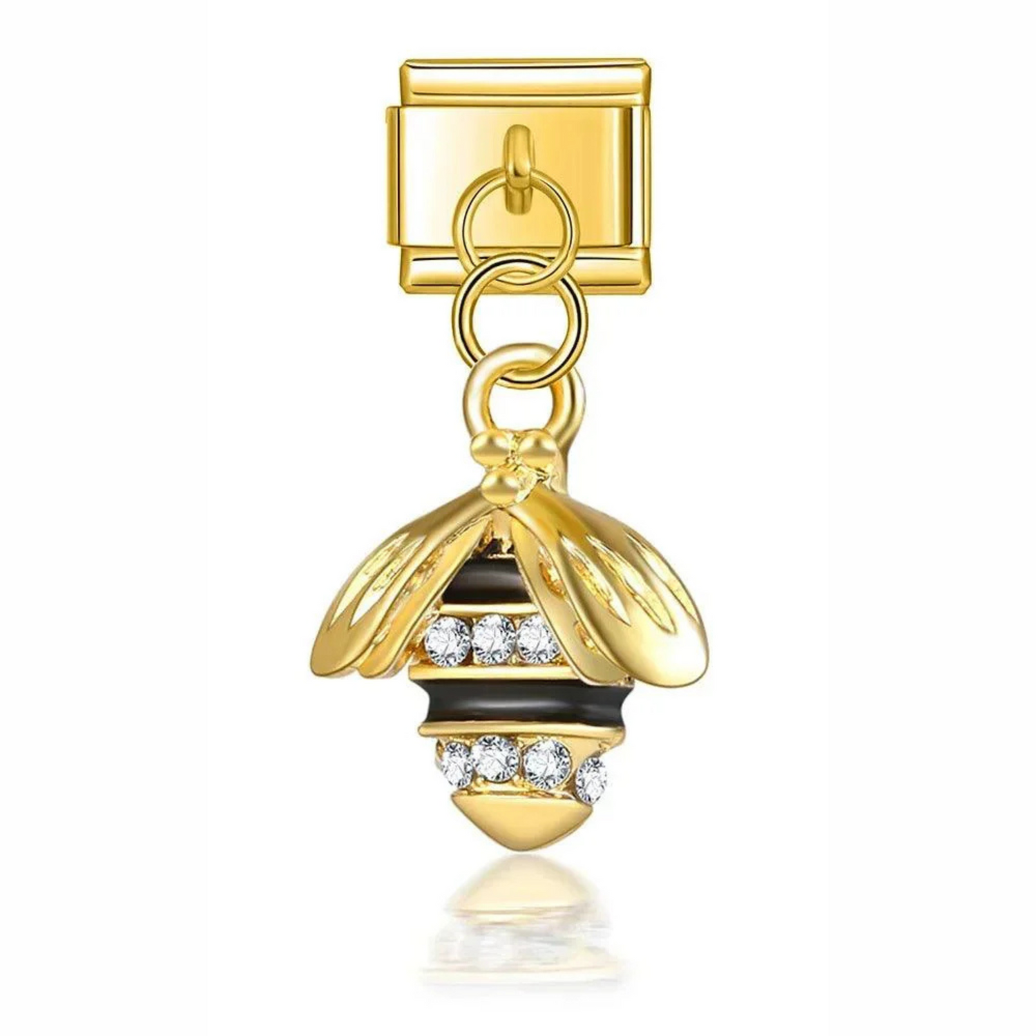 Charm Italien - Pendentif Abeille (Argent ou Or)