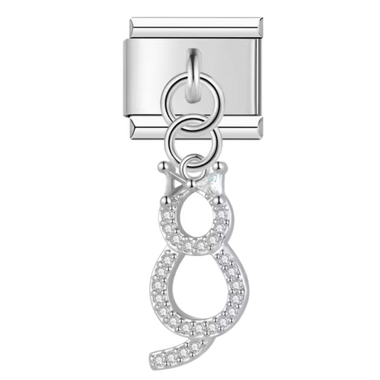 Charm Italien Pendentif Argenté ou Doré – Chat