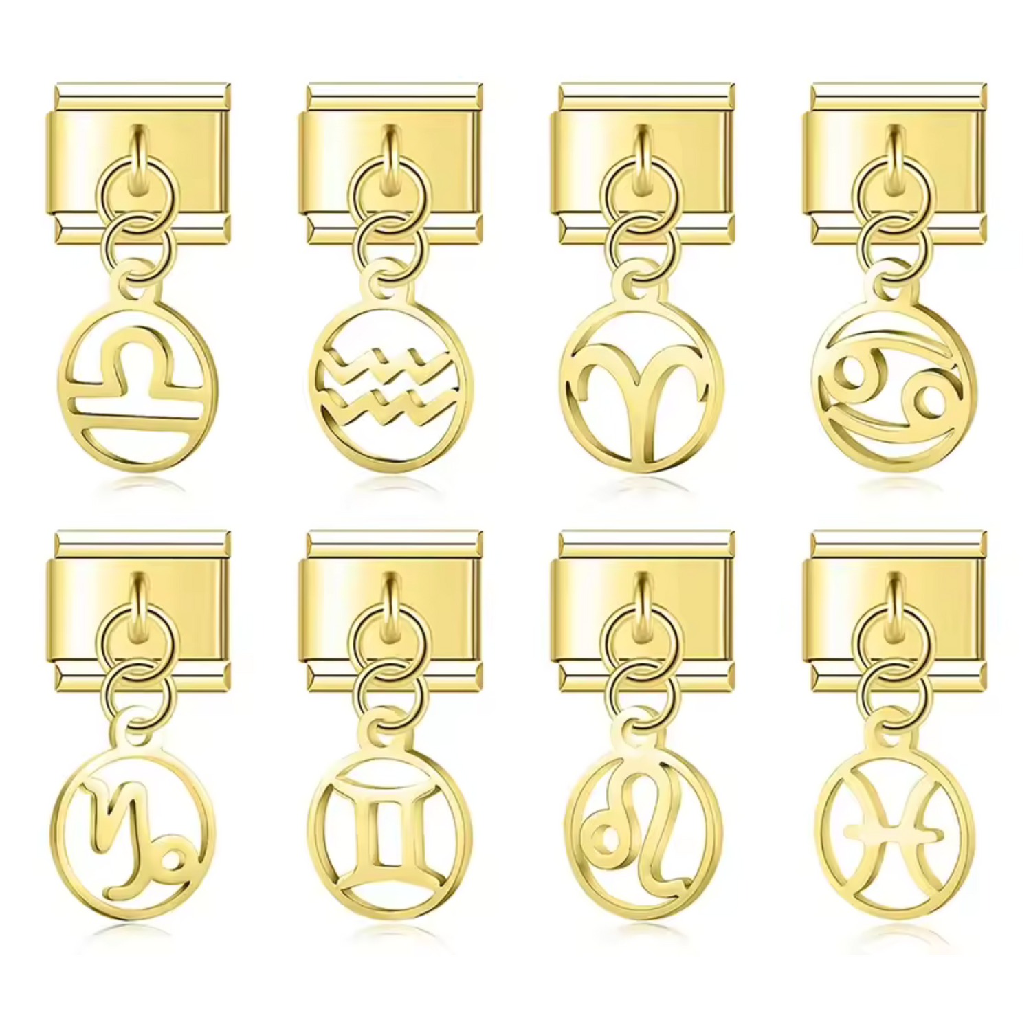Charm Italien – Pendentif Signe Astrologique Doré