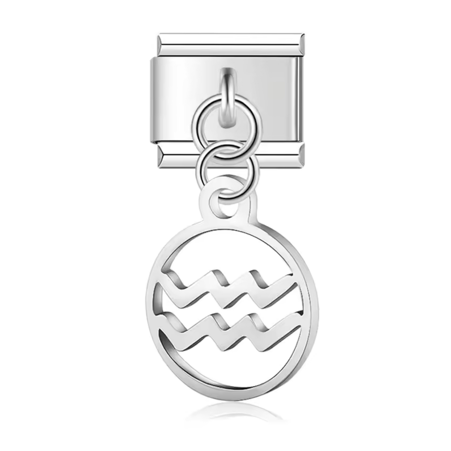 Charm Italien - Pendentif Signe Astrologique Argenté