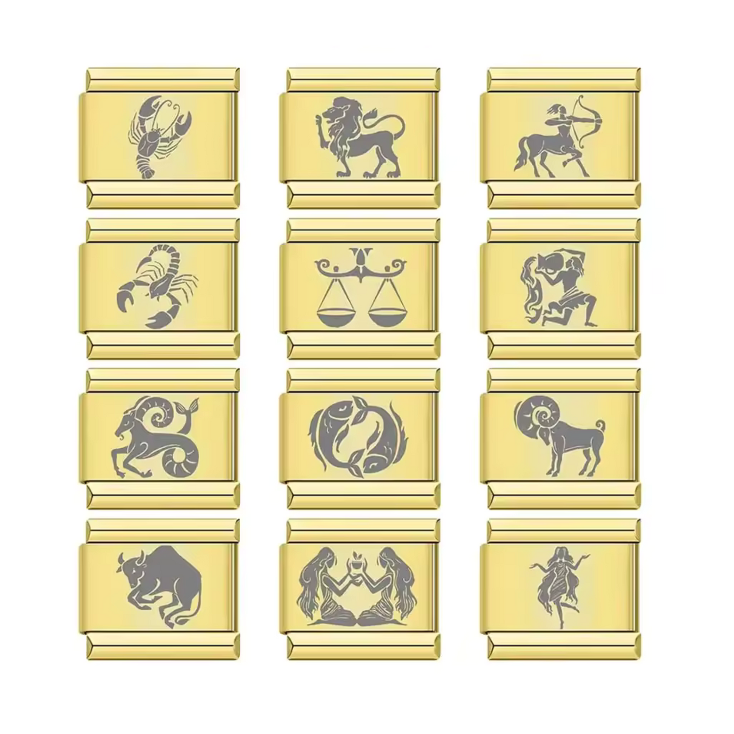 Charm Italien - Signe Astrologique Doré