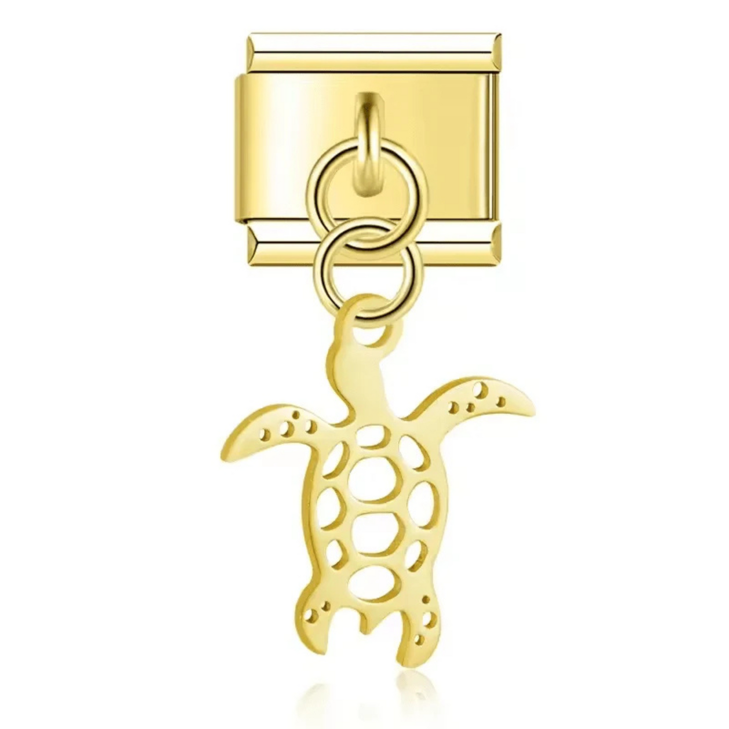 Charm Italien - Pendentif Tortue (Or ou Argent)