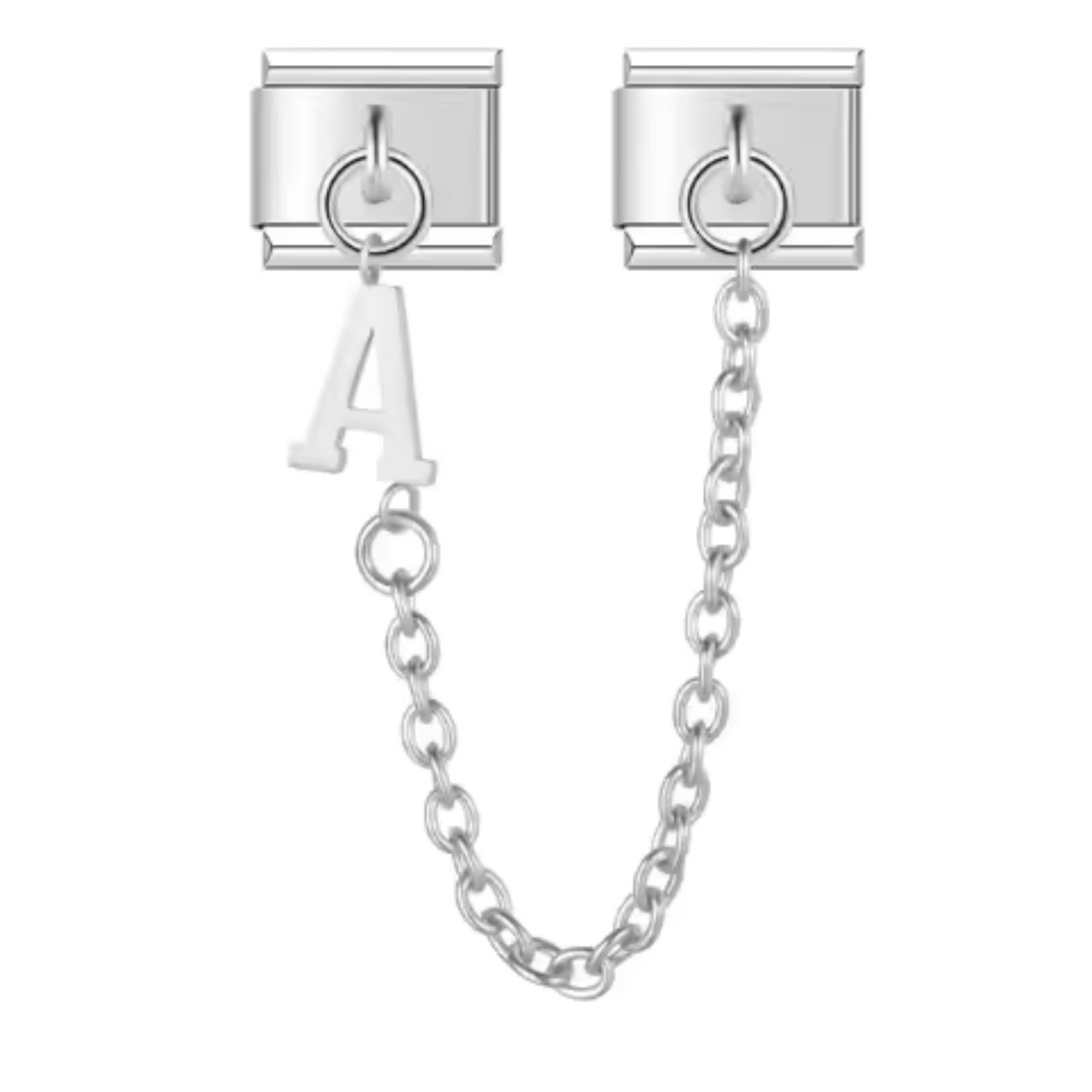 Charm Italien - Double Médaillon Lettre Argent – De A à Z