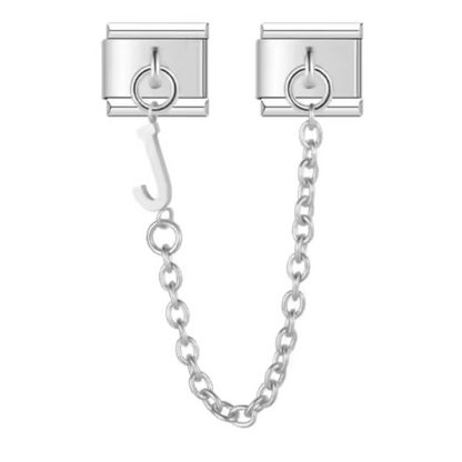 Charm Italien - Double Médaillon Lettre Argent – De A à Z