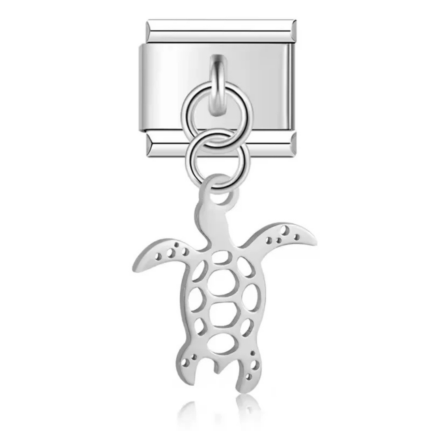Charm Italien - Pendentif Tortue (Or ou Argent)