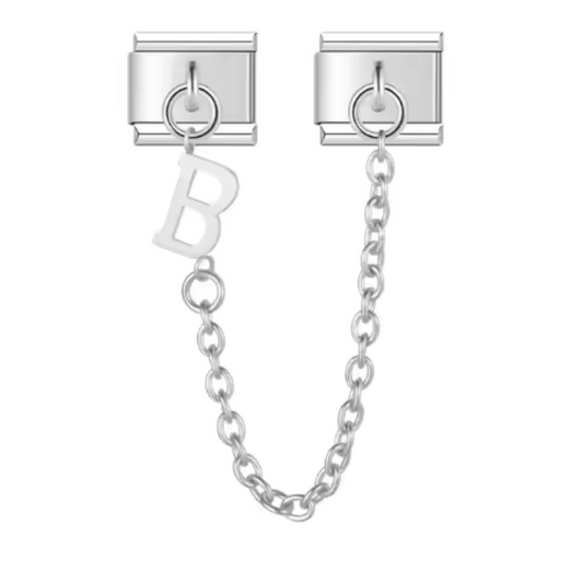 Charm Italien - Double Médaillon Lettre Argent – De A à Z