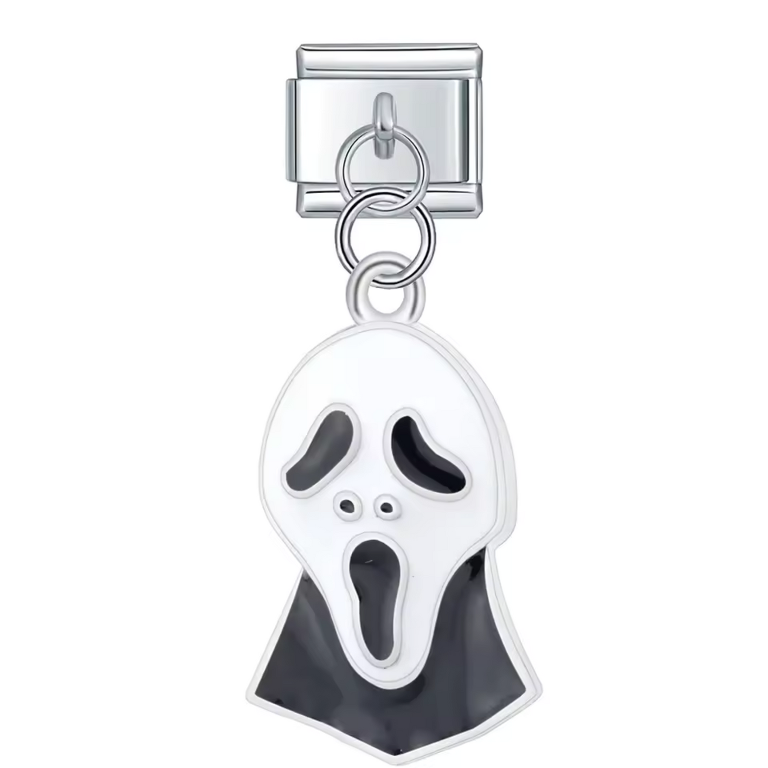 Charm Italien Pendentif Argenté – Ghostface