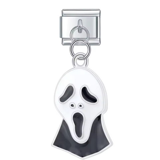 Charm Italien Pendentif Argenté – Ghostface