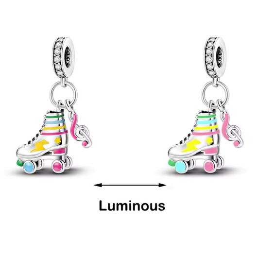 Charm Pendentif Roller – "Glow in the Dark"