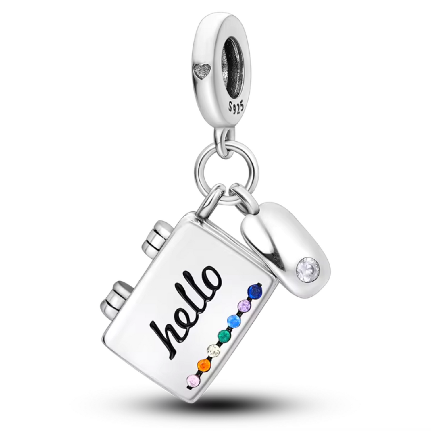 Charm Ordinateur Hello – Symbole d’Amitié et d’Accueil