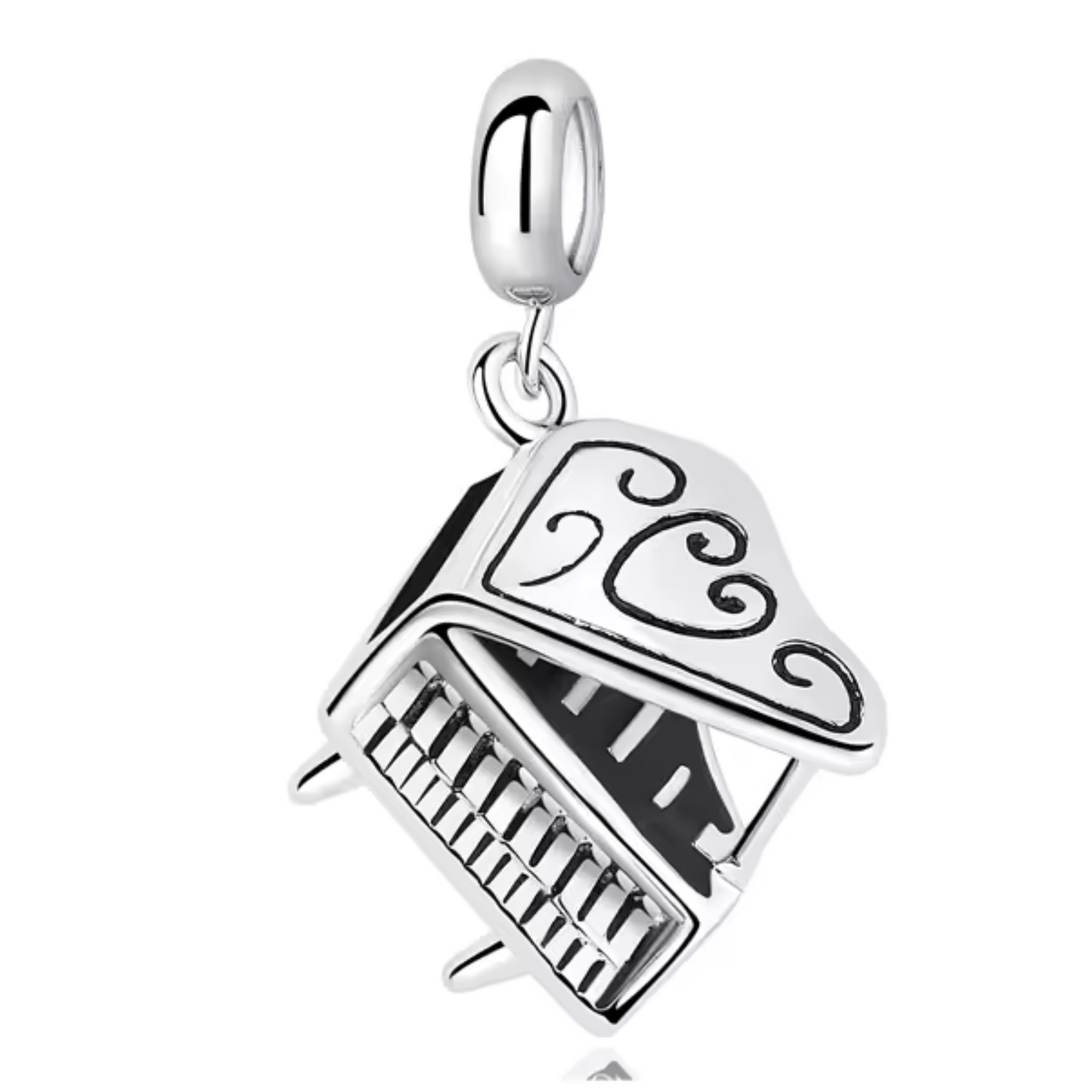 Charm Pendentif Piano – Harmonie et Élégance Musicale