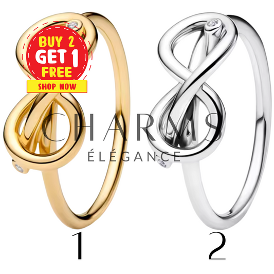 Bague Infini Élégante – Or ou Argenté