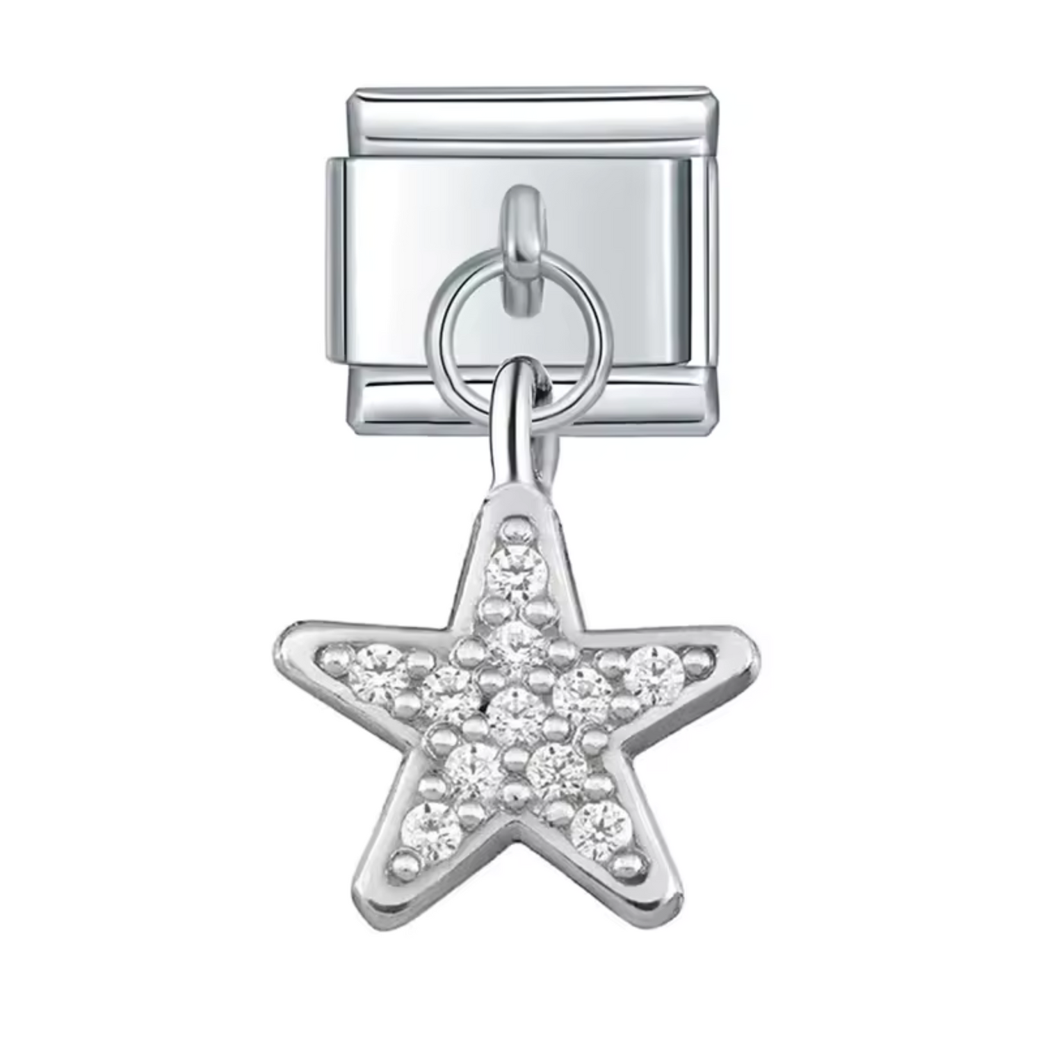 Charm Italien – Étoile Argentée