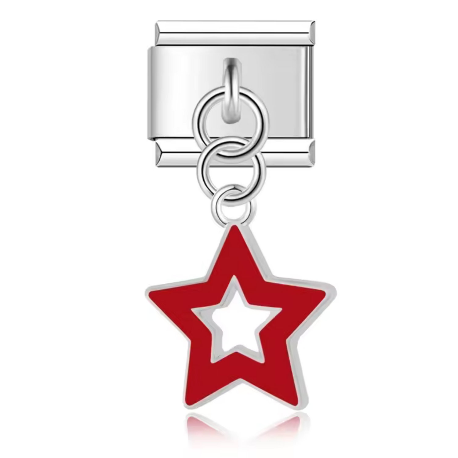 Charm Italien – Pendentif Étoile en 5 Coloris