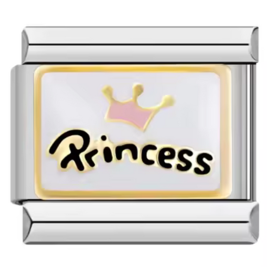 Charm Italien couleur Doré ou Argenté – Princess