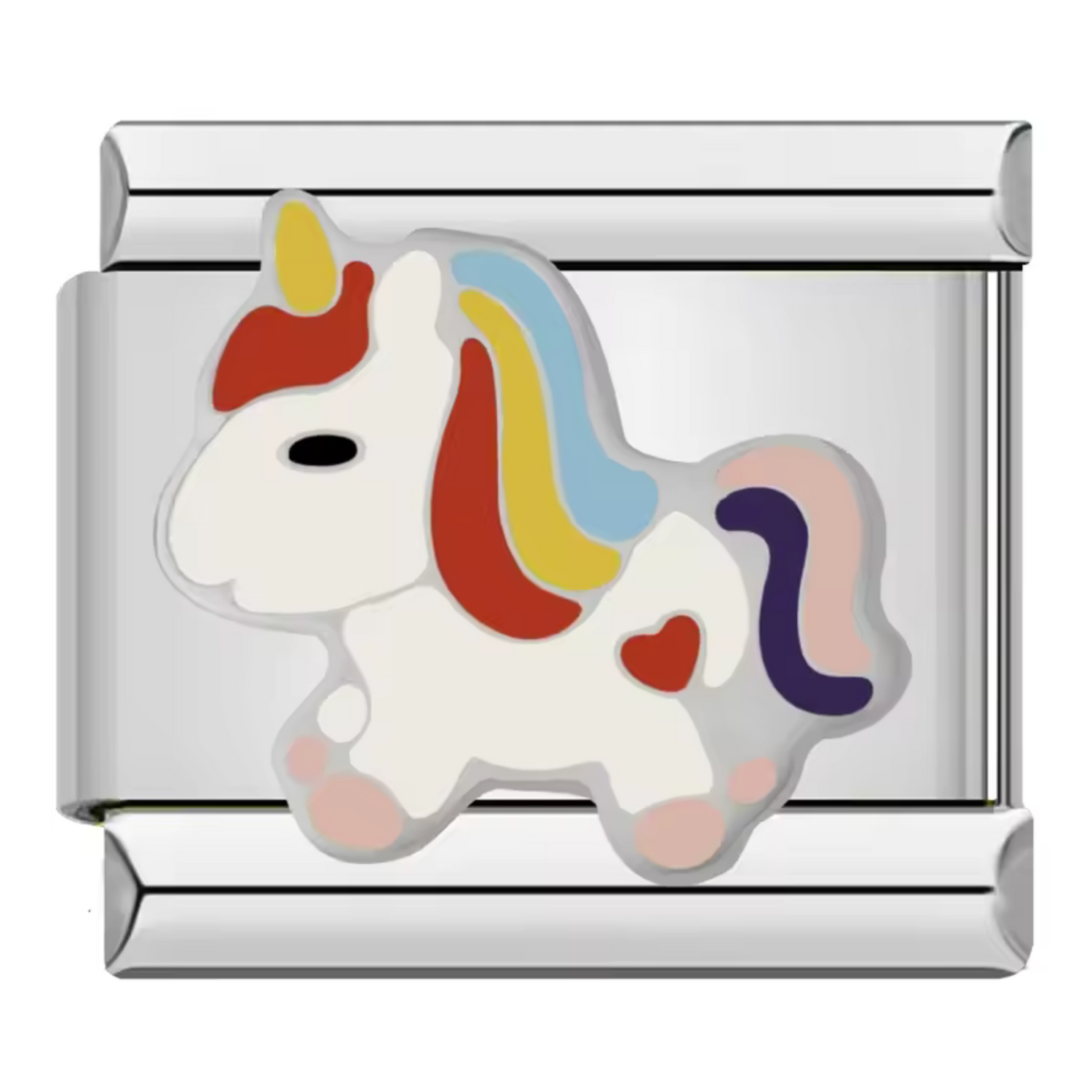Charm Italien Argenté – Licorne
