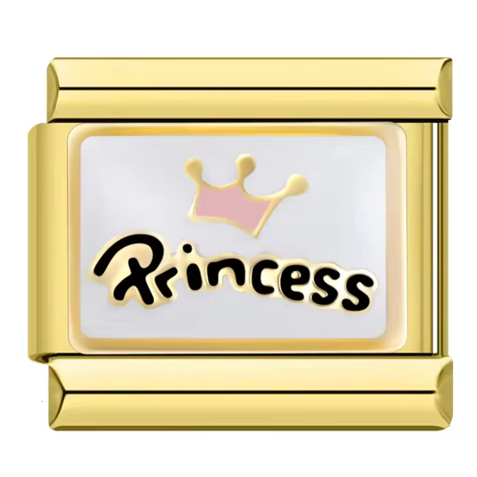 Charm Italien couleur Doré ou Argenté – Princess