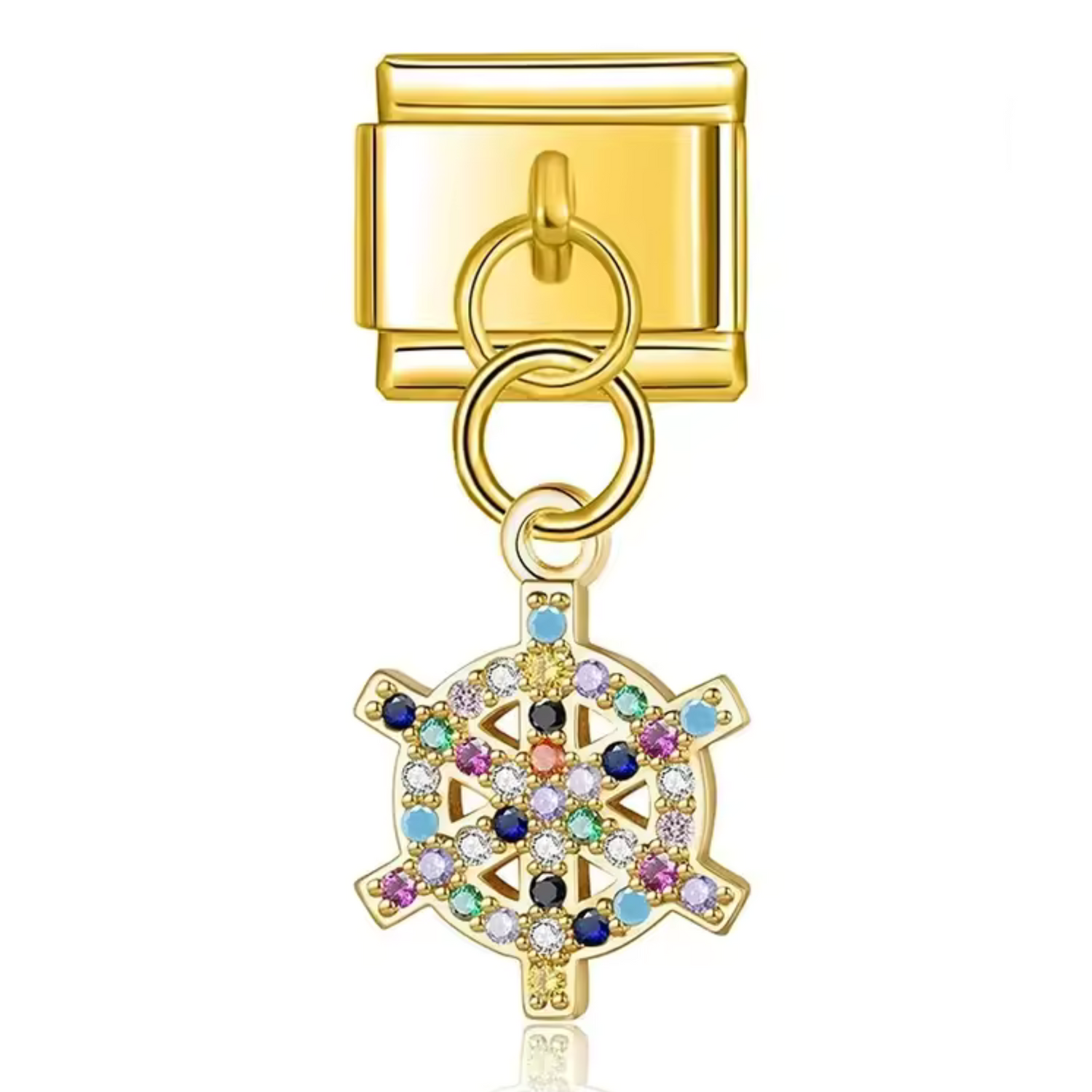 Charm Italien Pendentif Argenté ou Or – Gouvernail