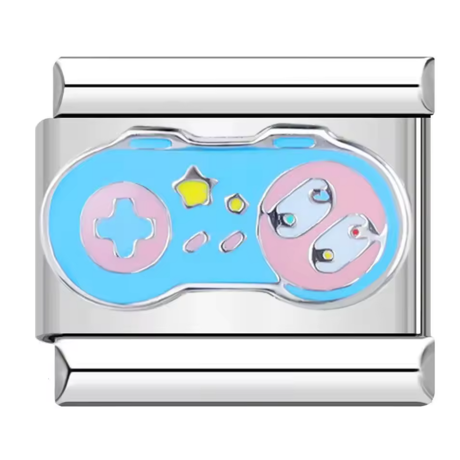 Charm Italien Argenté – Manette Jeux Vidéo