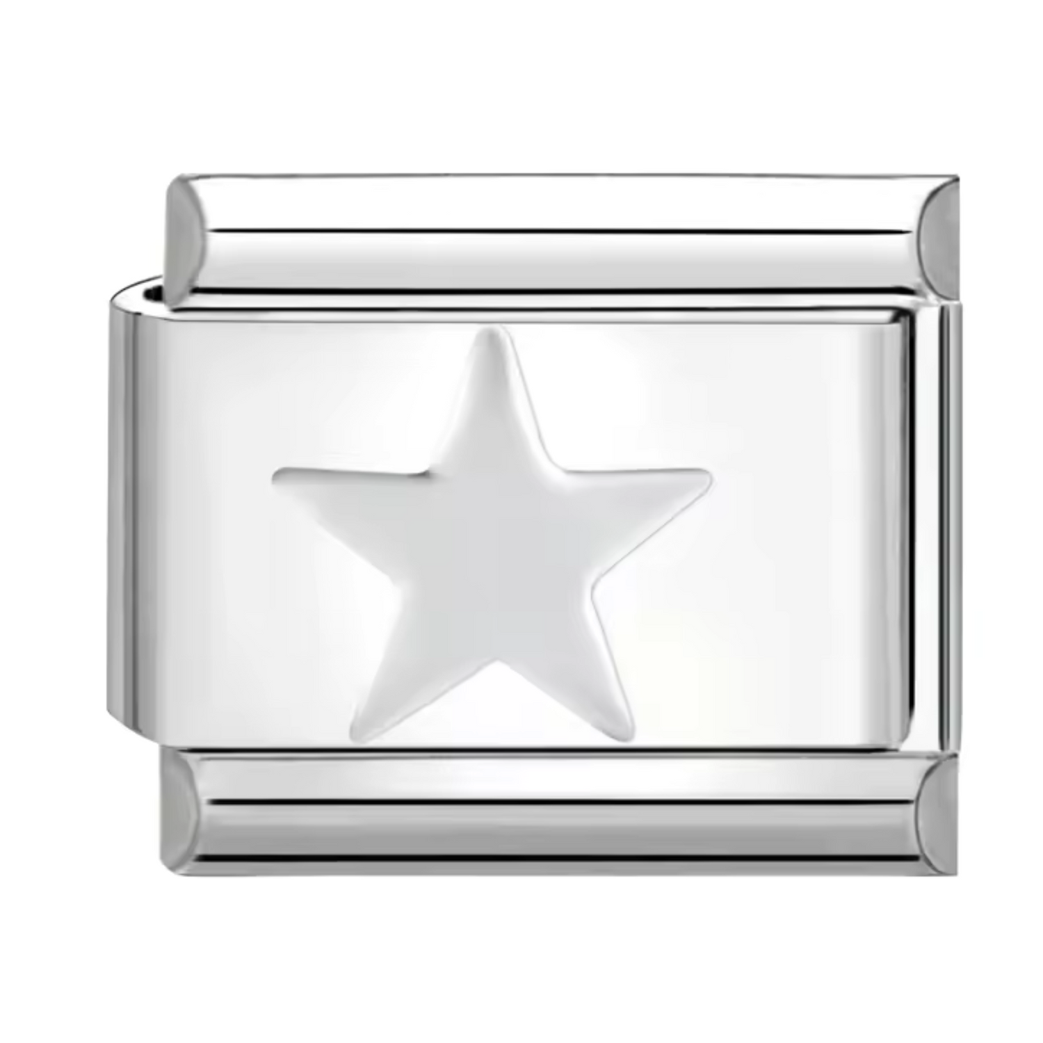 Charm Italien – Étoile en Argenté, Doré ou Or Rose