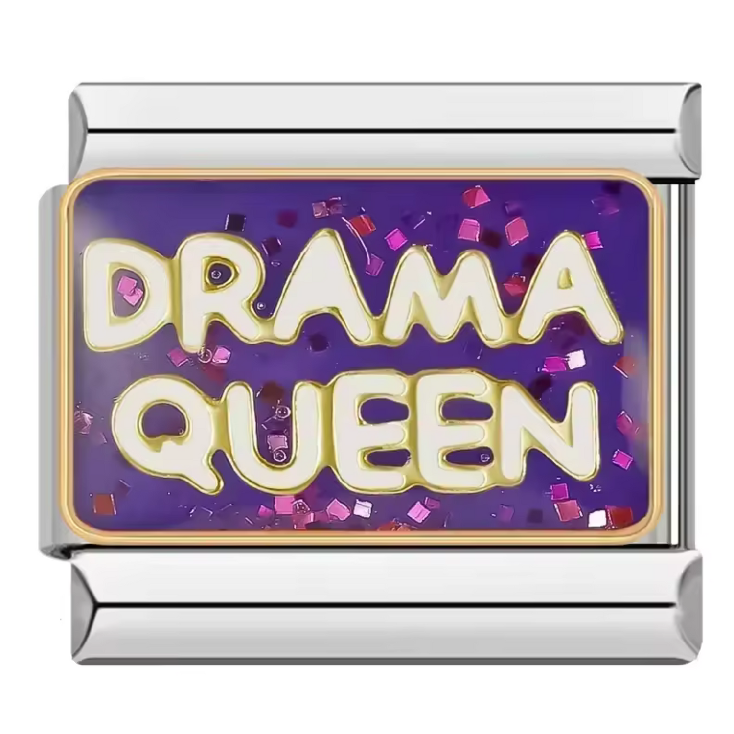 Charm Italien Argenté ou Doré – "Drama Queen"