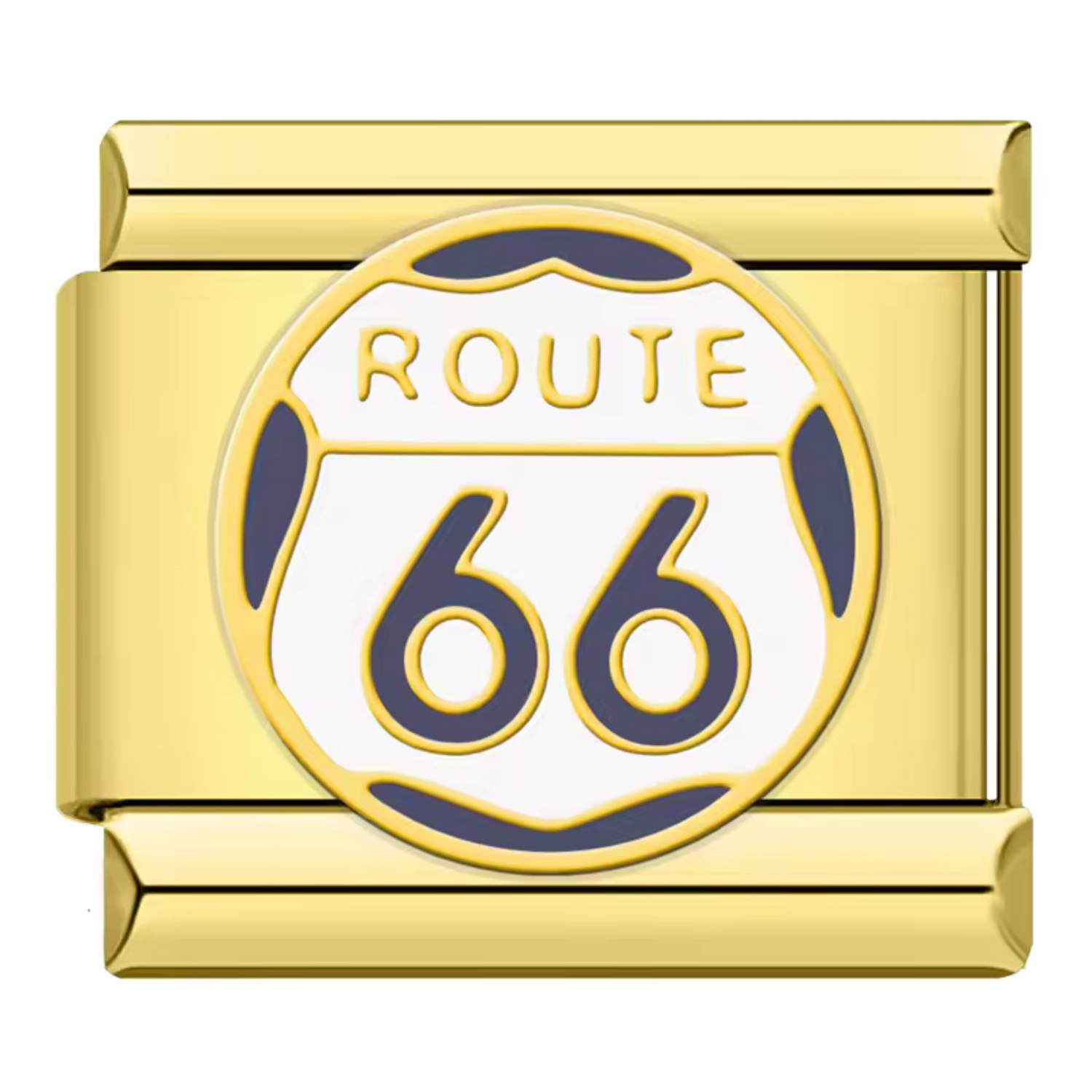 Charm Italien Argenté ou Doré – Route 66