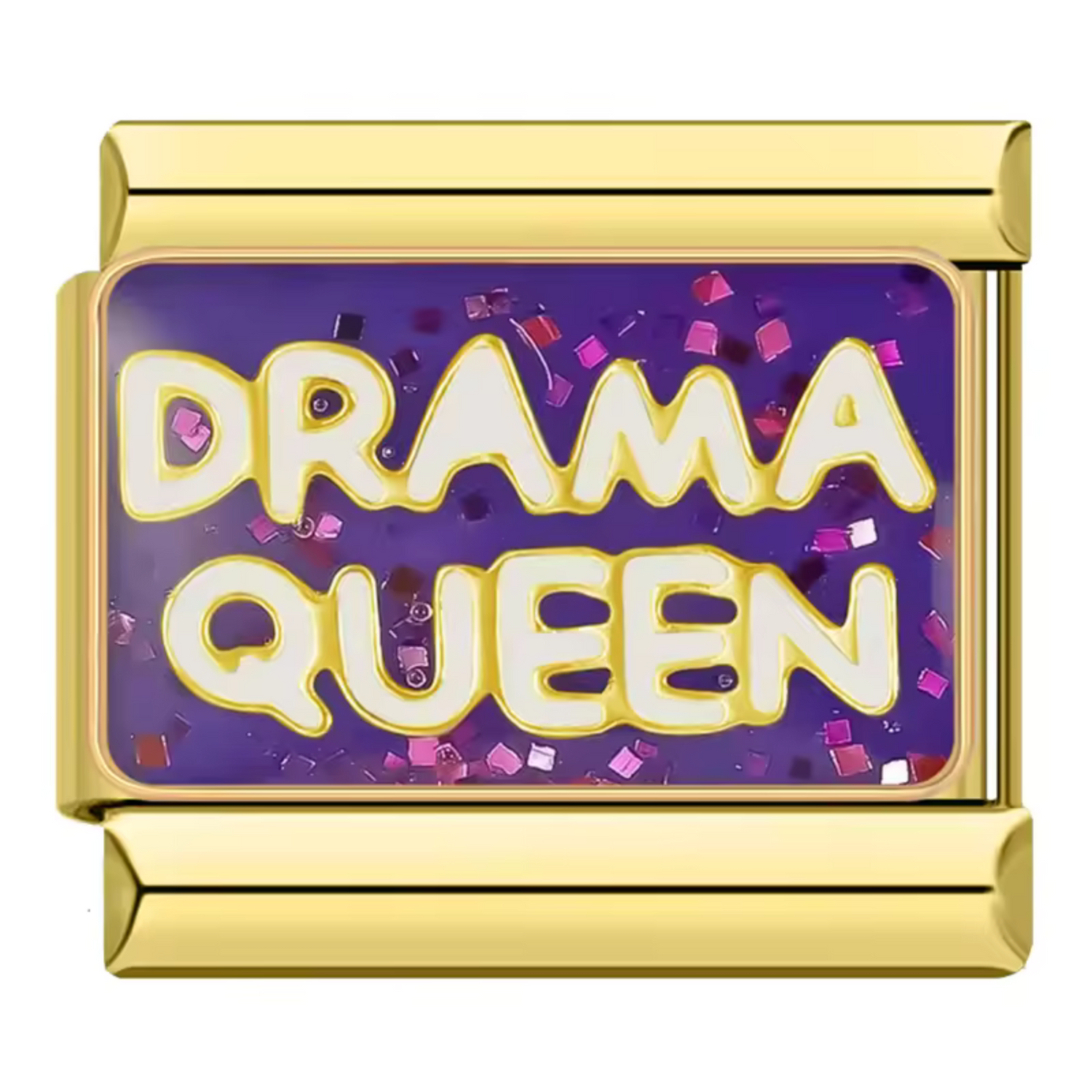 Charm Italien Argenté ou Doré – "Drama Queen"
