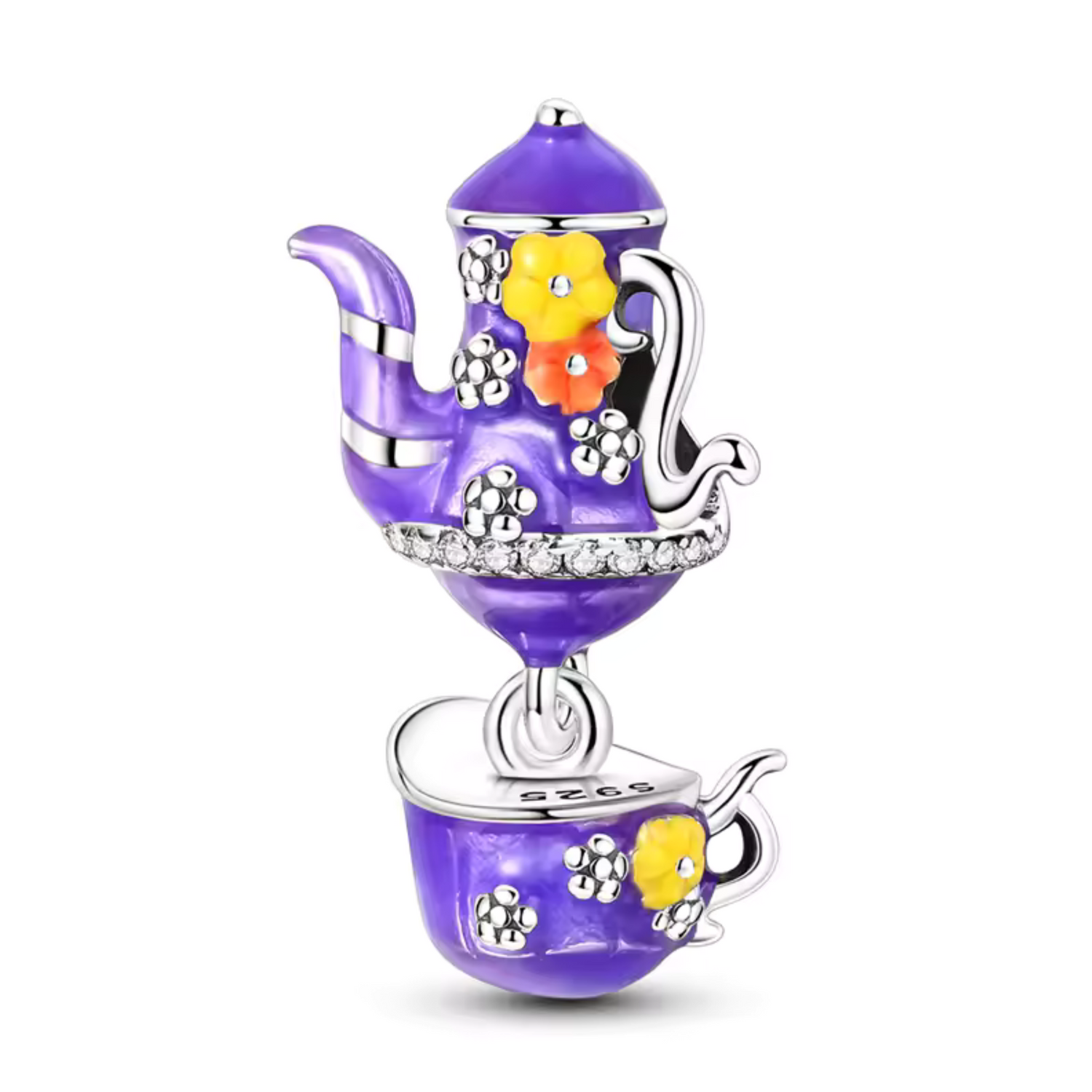 Charm Pause Douceur – Théière et Tasse Violette