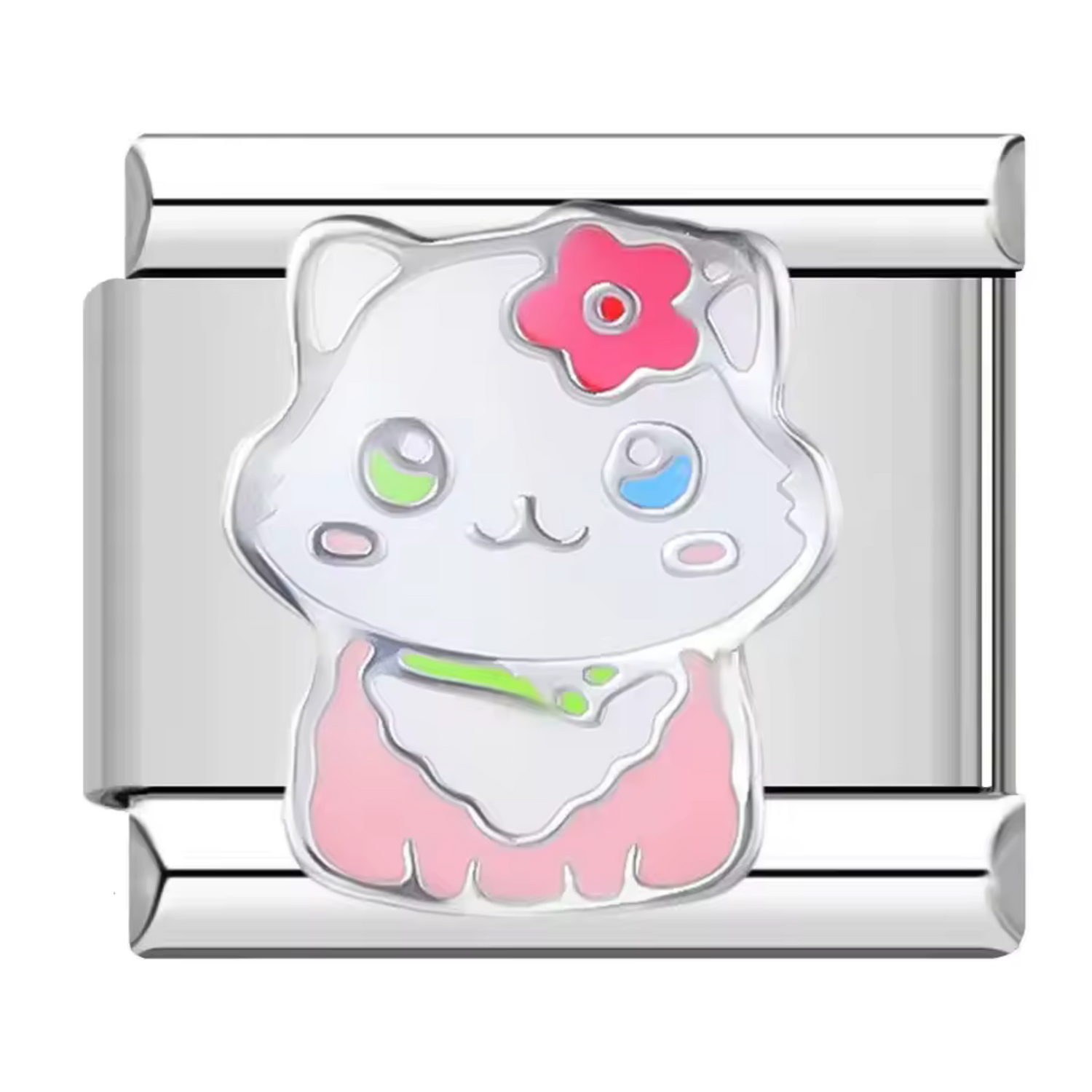 Charm Italien Argenté – Chaton