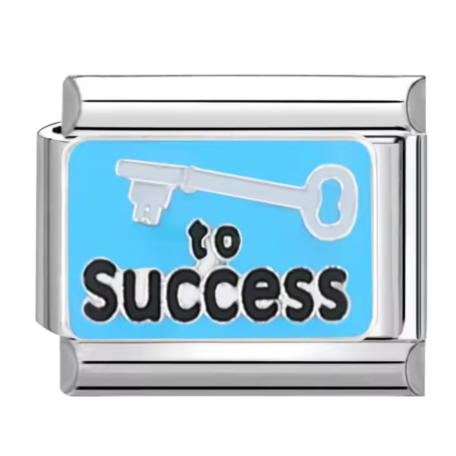 Charm Italien Argenté – Clé “To Success”