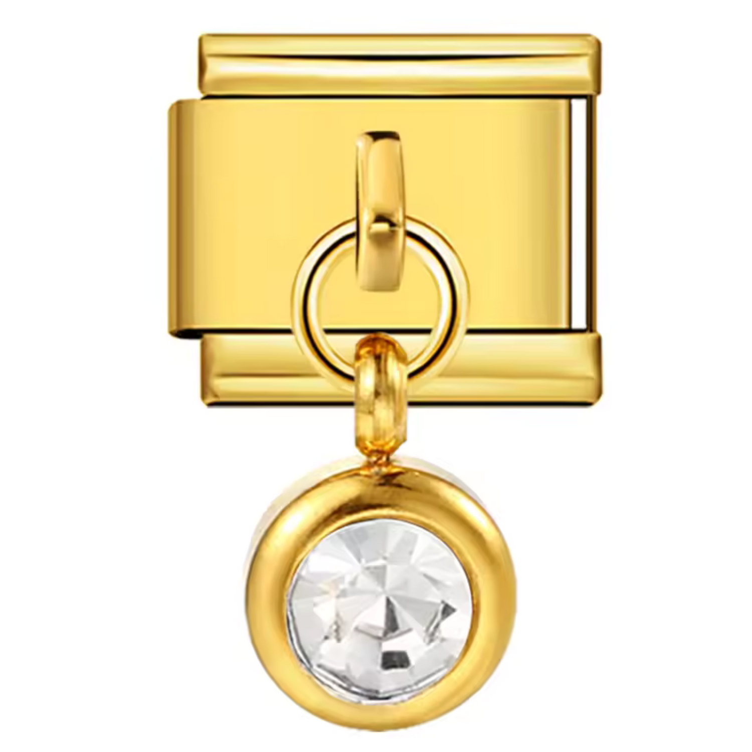 Charm Italien Couleur Doré – Pierre de Naissance