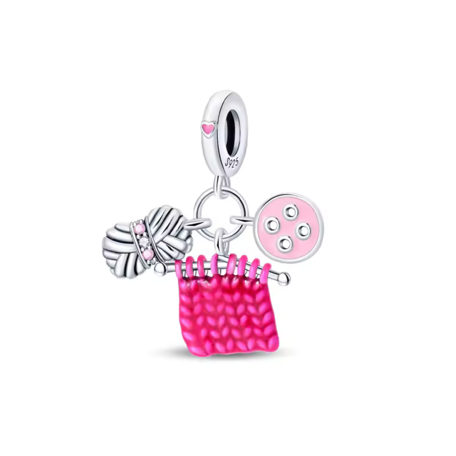 Charm Tricot et Couture – Pelote, Aiguille et Bouton