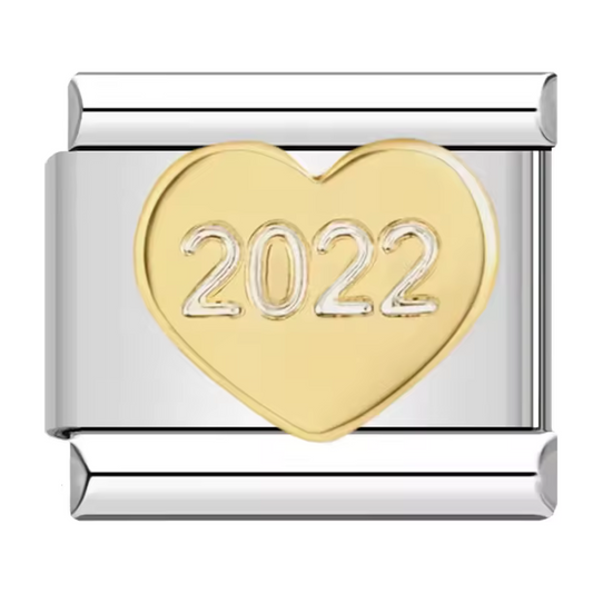 Charm Italien – Cœur Année 2021, 2022 ou 2023