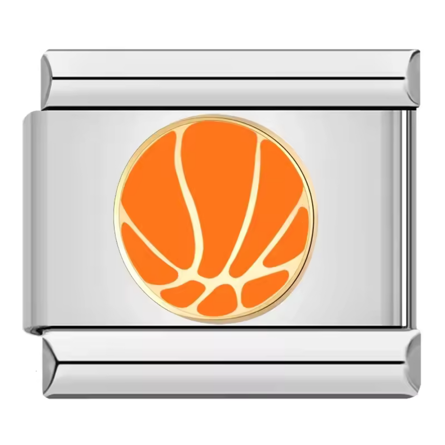 Charm Italien Argenté – Ballon de Basket
