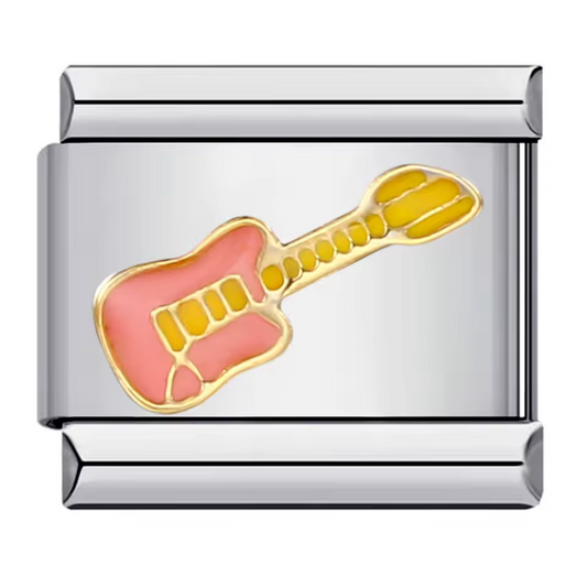Charm Italien Argenté ou Doré – Guitare