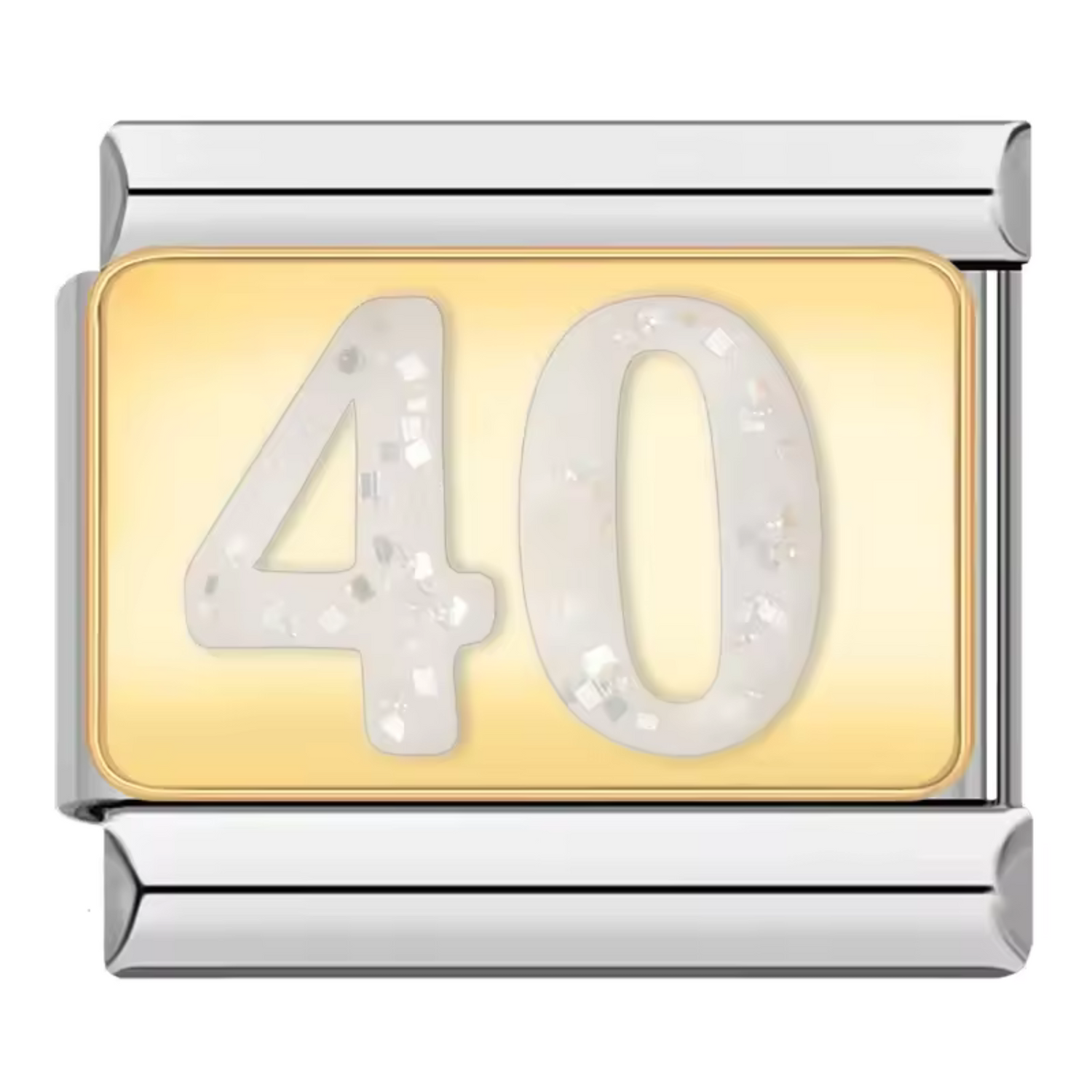 Charm Italien Argenté – Chiffre 40