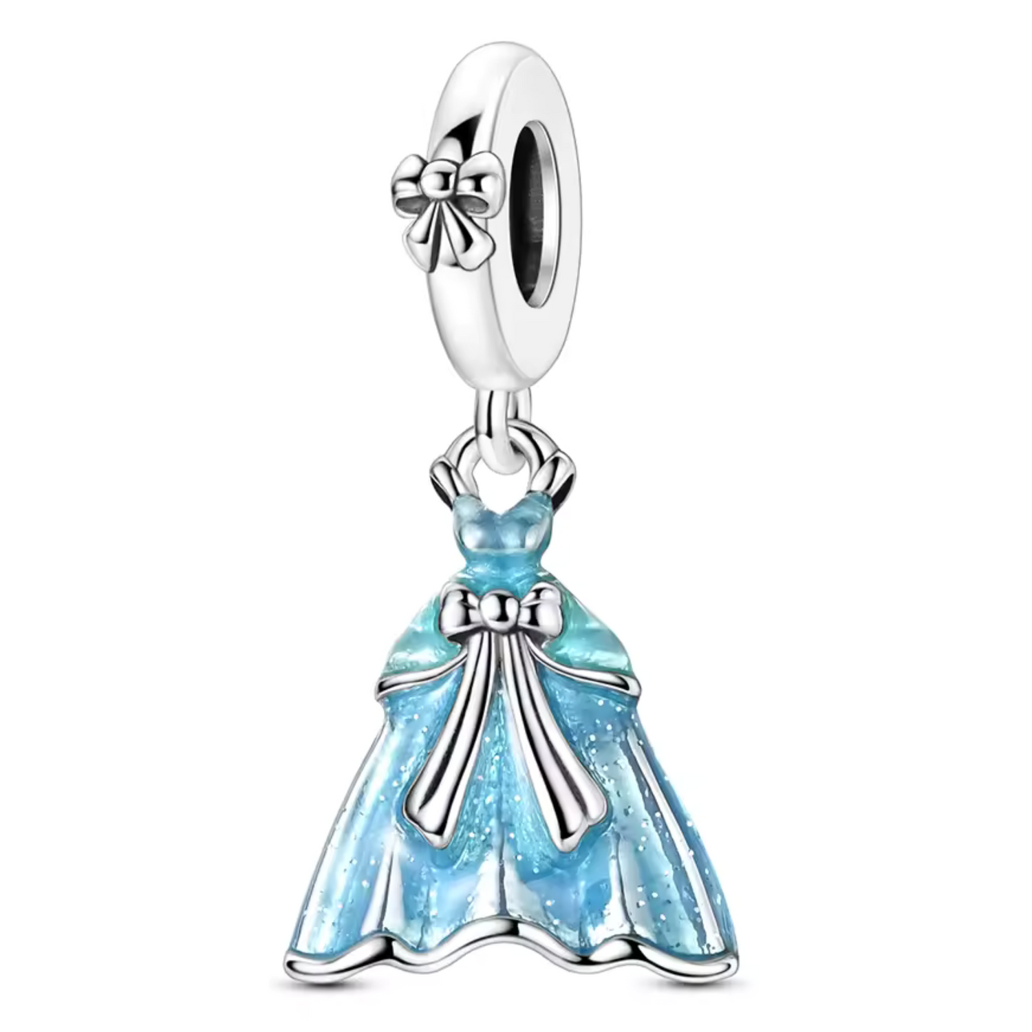 Charm Robe Bleue Féérique – Magie de Minuit