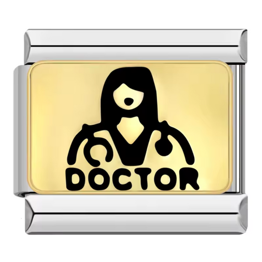 Charm Italien Argenté – Docteur (Femme ou Homme)