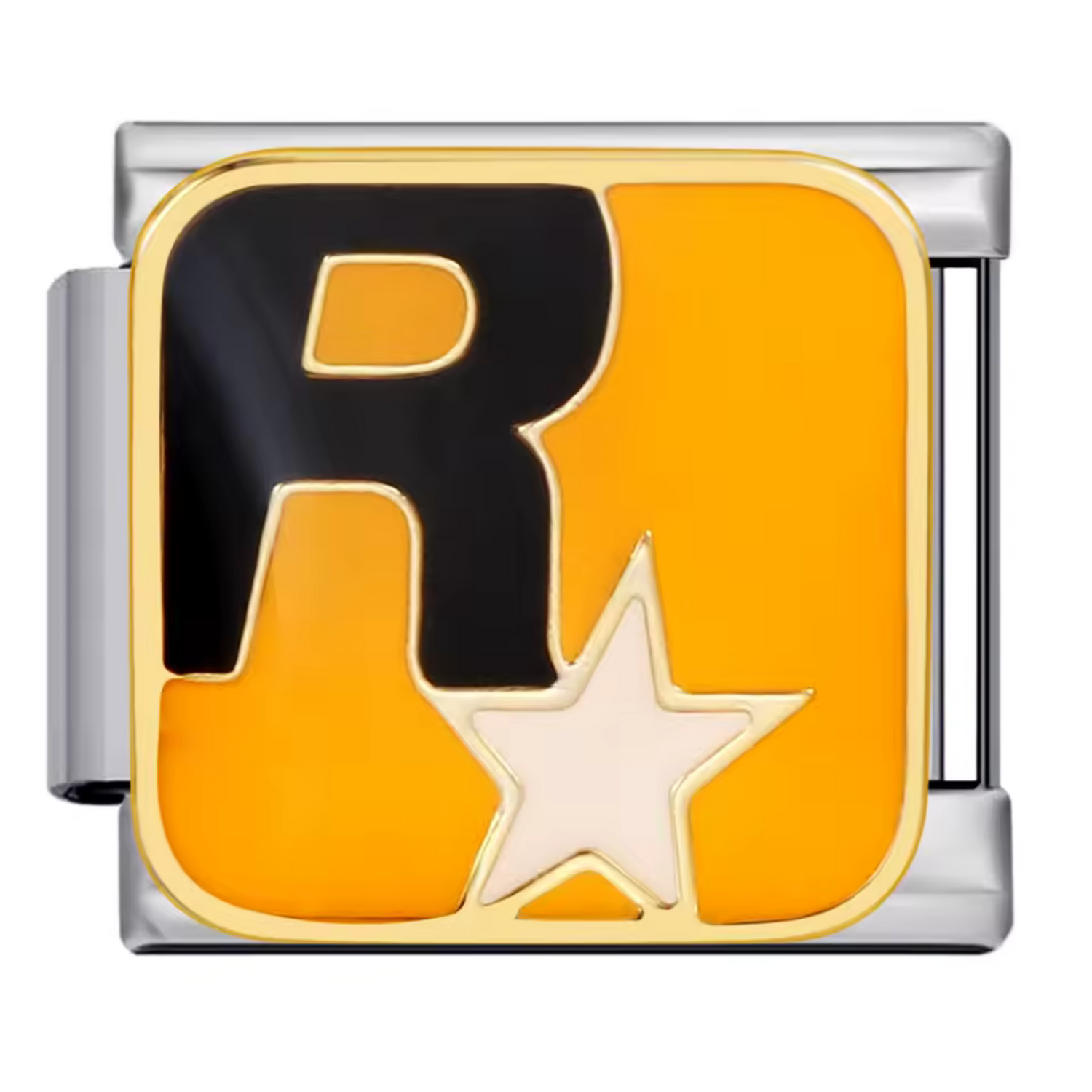 Charm Italien – Argenté Logo Rockstar