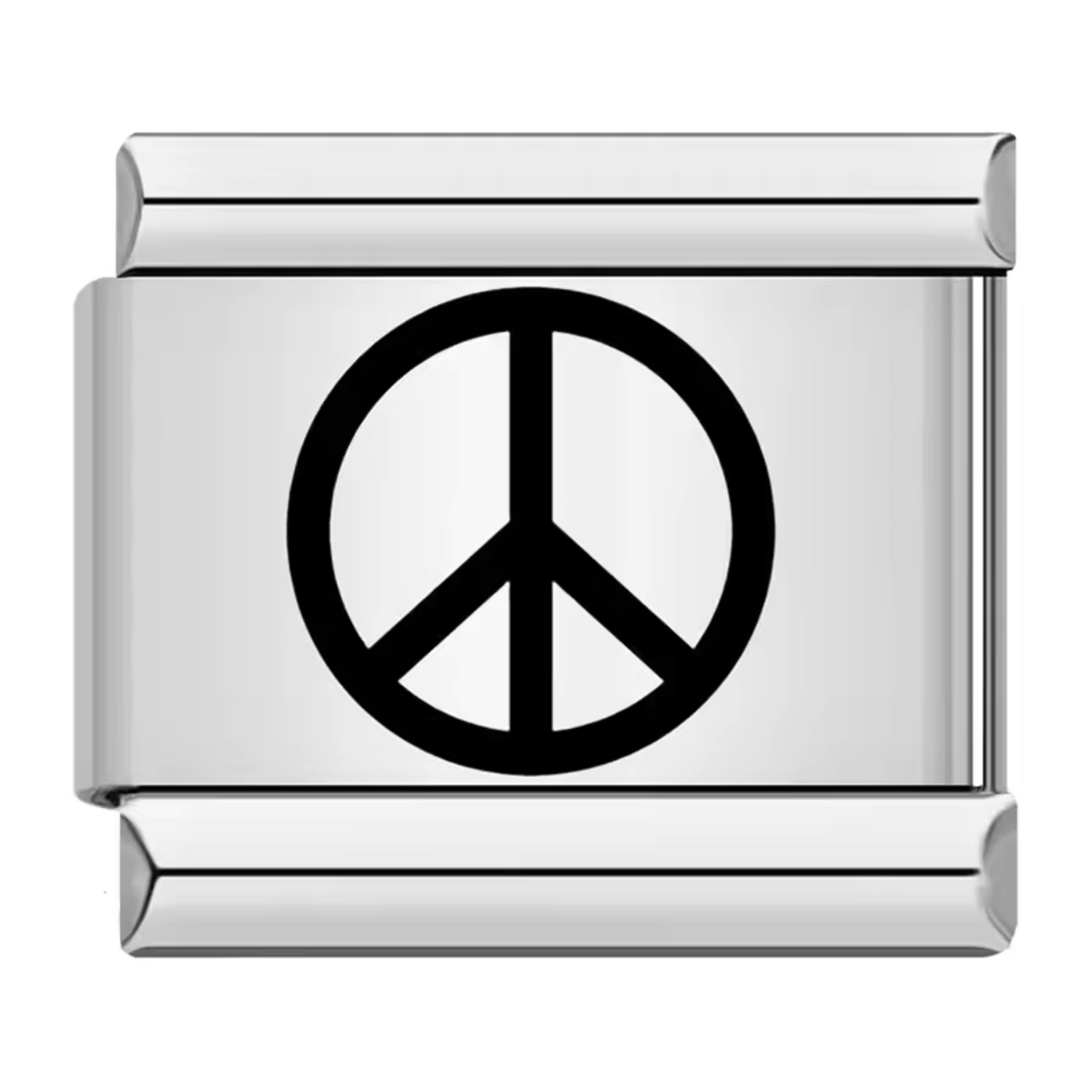 Charm Italien – Symbole Paix Argenté