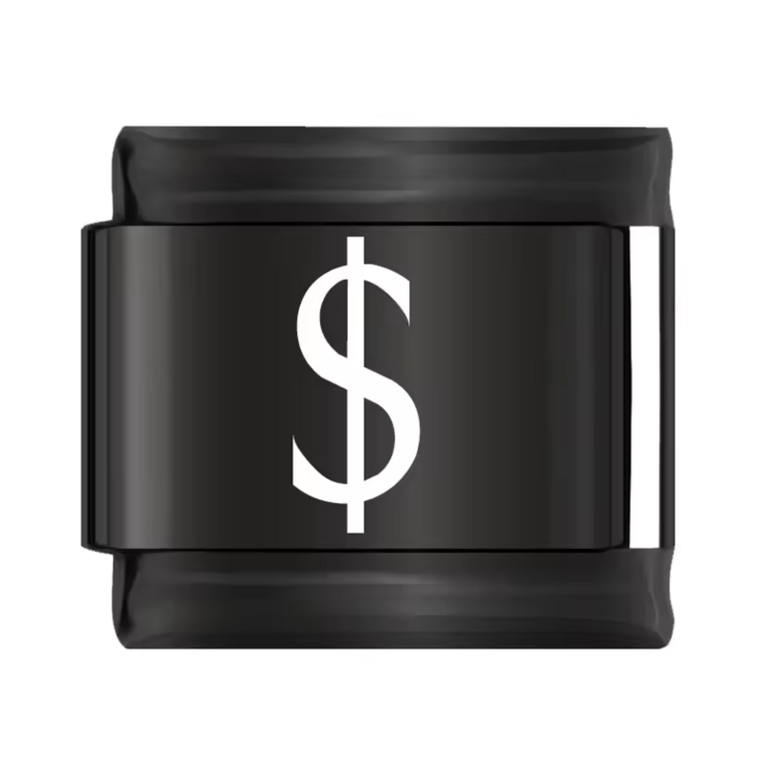 Charm Italien – Symbole Dollar Noir