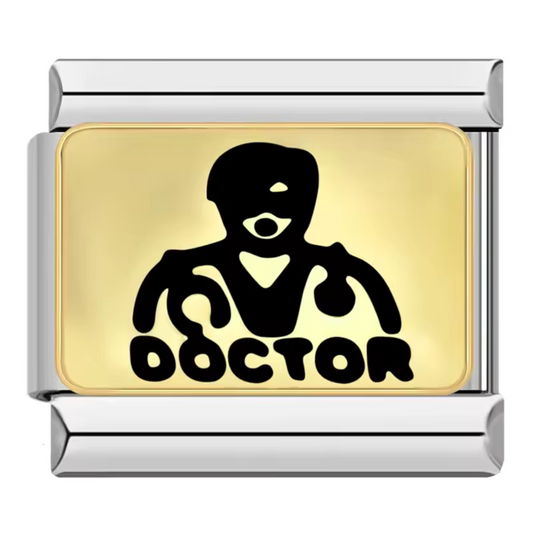 Charm Italien Argenté – Docteur (Femme ou Homme)