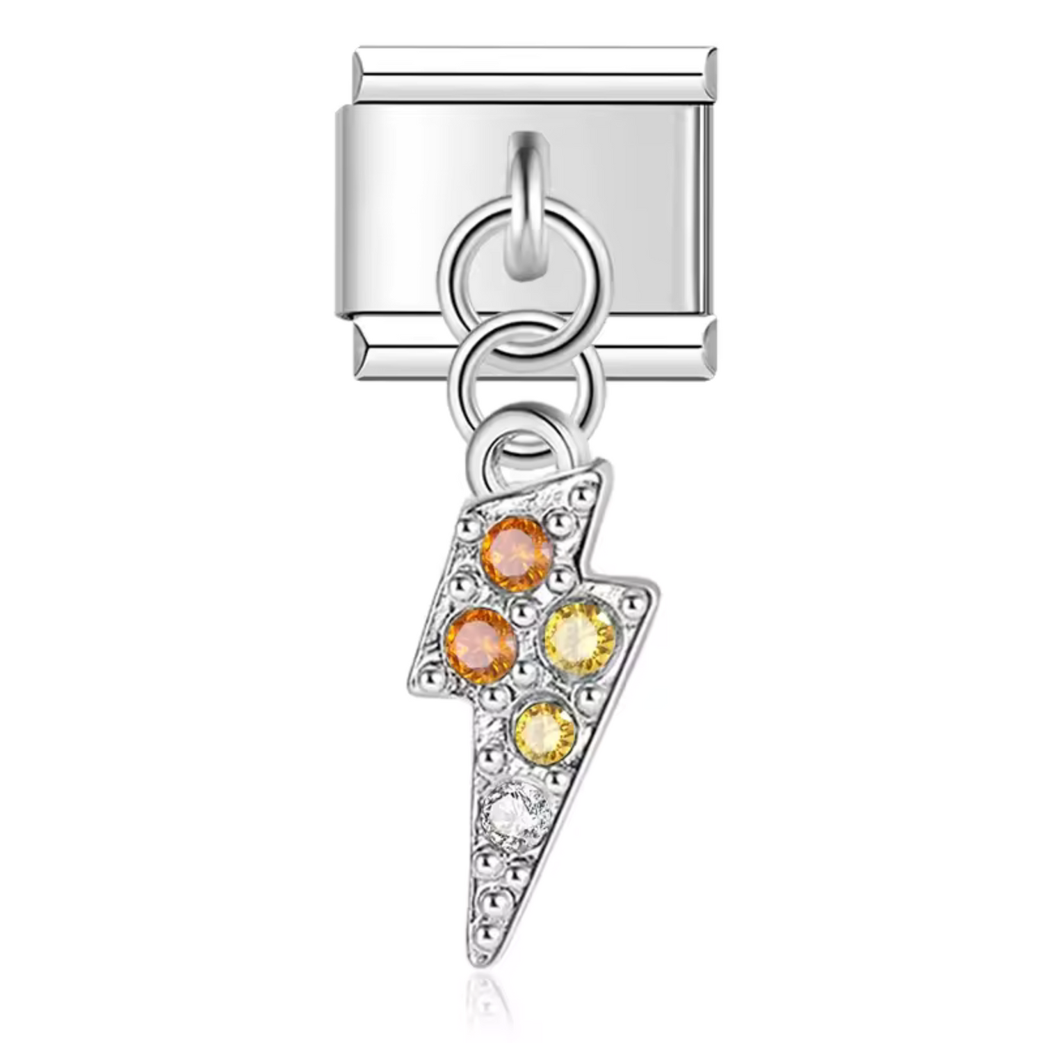 Charm Italien – Pendentif Éclair Argenté