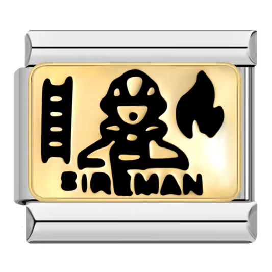 Charm Italien Argenté – Pompier